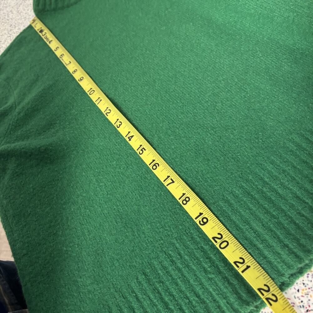 WHISTLES Women’s Green Long Sleeve Crewneck Sweater Top Medium - Picture 7 of 8